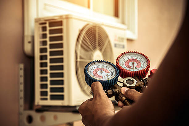 Professional Hvac Installation technician working in Baldwinville, MA